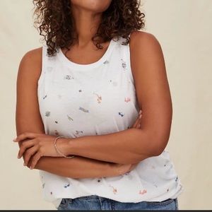 NWOT TORRID Classic Fit Summer Print Tank Top